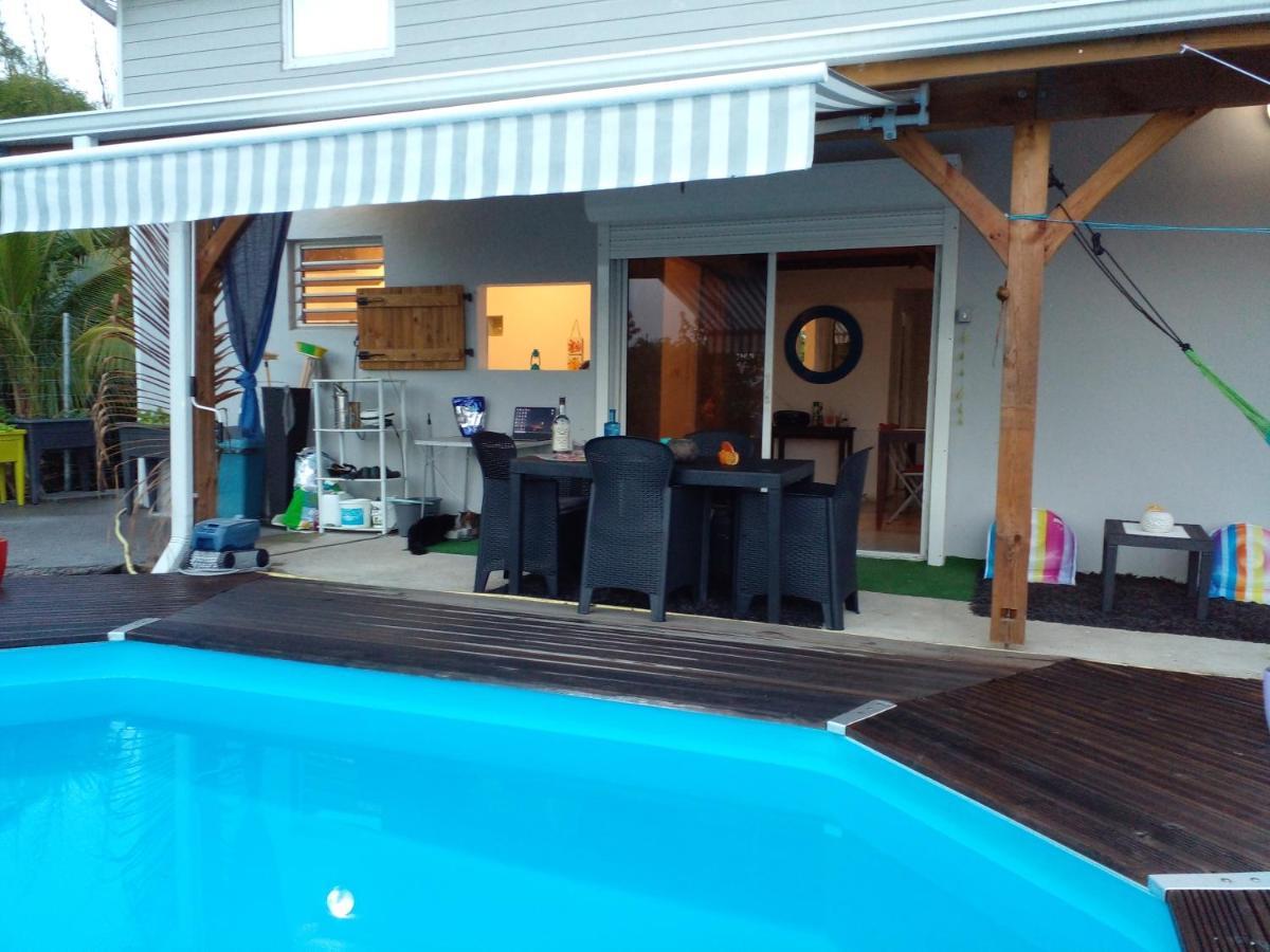 Chambre Chez L'Habitant Avec Piscine Privative Et Vue Panoramique Sur La Mer Des Caraibes Desmarinieres エクステリア 写真