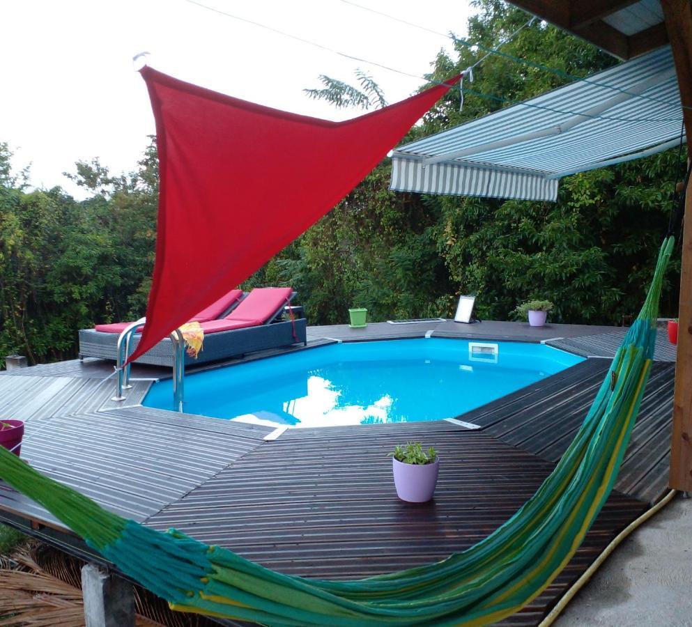 Chambre Chez L'Habitant Avec Piscine Privative Et Vue Panoramique Sur La Mer Des Caraibes Desmarinieres エクステリア 写真